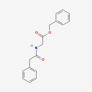molecular formula C17H17NO3 B3038982 Glycine, N-(phenylacetyl)-, phenylmethyl ester CAS No. 94359-70-3