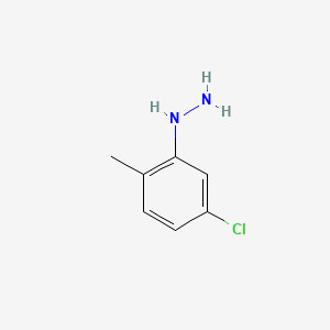 molecular formula C7H9ClN2 B3038985 (5-Chloro-2-methylphenyl)hydrazine CAS No. 94447-40-2