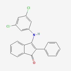 molecular formula C21H13Cl2NO B3038992 3-(3,5-dichloroanilino)-2-phenyl-1H-inden-1-one CAS No. 946386-16-9