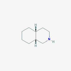 molecular formula C9H17N B3039009 (4aR,8aR)-decahydroisoquinoline CAS No. 947767-62-6