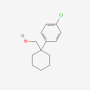 molecular formula C13H17ClO B3039029 [1-(4-Chlorophenyl)cyclohexyl]methanol CAS No. 95266-30-1