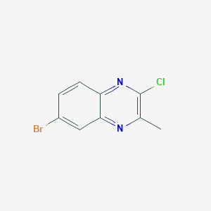 molecular formula C9H6BrClN2 B3039120 6-Bromo-2-chloro-3-methylquinoxaline CAS No. 98416-72-9