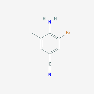 molecular formula C8H7BrN2 B3039135 4-amino-3-bromo-5-methylbenzonitrile CAS No. 99799-46-9