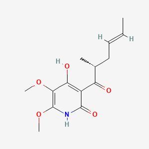 molecular formula C14H19NO5 B3039149 Harzianopyridone 