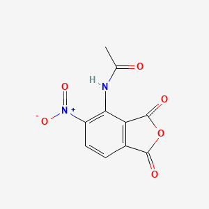 molecular formula C10H6N2O6 B3039160 N-(5-Nitro-1,3-dioxo-1,3-dihydroisobenzofuran-4-yl)acetamide CAS No. 209324-66-3