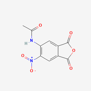 molecular formula C10H6N2O6 B3039161 4-Acetamido-5-nitrophthalic anhydride CAS No. 209324-72-1