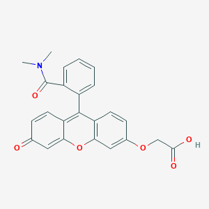 molecular formula C24H19NO6 B3039172 O'-(Carboxymethyl)fluoresceinamide CAS No. 442151-50-0