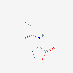 molecular formula C8H13NO3 B3039189 N-Butanoyl-DL-homoserine lactone 