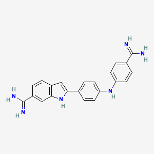 molecular formula C22H20N6 B3039198 Synucleozid 