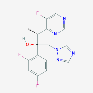 molecular formula C16H14F3N5O B030392 ent-Voriconazole CAS No. 137234-63-0