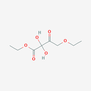 molecular formula C8H14O6 B3039205 Ethyl 2,2-dihydroxy-4-ethoxy-3-oxobutanoate CAS No. 1000018-28-9