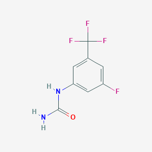 molecular formula C8H6F4N2O B3039225 3-Fluoro-5-(trifluoromethyl)phenylurea CAS No. 1000588-76-0