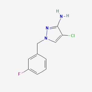 B3039245 4-chloro-1-(3-fluorobenzyl)-1H-pyrazol-3-amine CAS No. 1001757-55-6