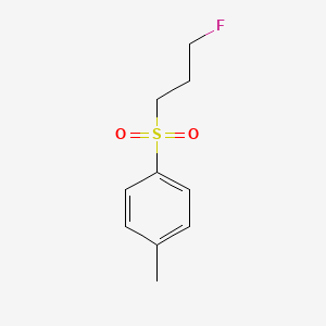 molecular formula C10H13FO2S B3039393 4-[(3-Fluoropropyl)sulphonyl]toluene CAS No. 1031928-89-8
