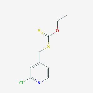 molecular formula C9H10ClNOS2 B3039470 O-Ethyl (2-chloropyridin-4-yl)methylsulfanylmethanethioate CAS No. 1092444-91-1