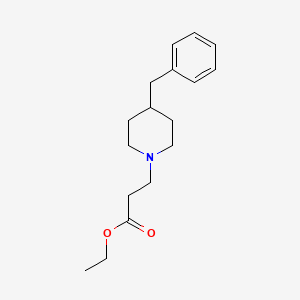 molecular formula C17H25NO2 B3039483 Ethyl 3-(4-benzylpiperidin-1-yl)propionate CAS No. 1099610-66-8