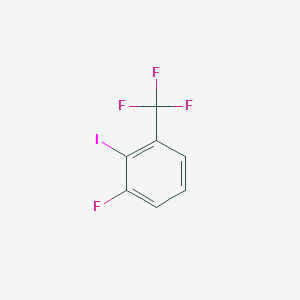 B3039485 3-Fluoro-2-iodobenzotrifluoride CAS No. 110192-40-0