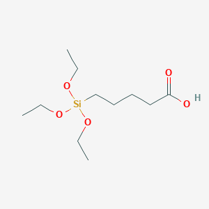 molecular formula C11H24O5Si B3039505 5-(Triethoxysilyl)pentanoic acid CAS No. 1137665-94-1