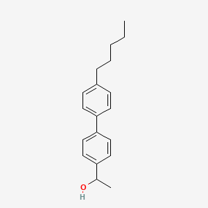 molecular formula C19H24O B3039544 1-(4'-Pentyl-1,1'-biphenyl-4-yl)ethanol CAS No. 117553-23-8