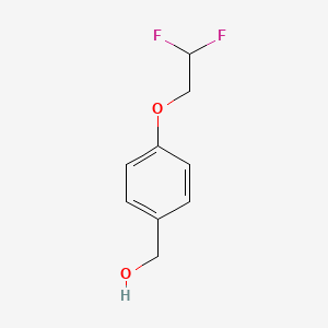 molecular formula C9H10F2O2 B3039553 [4-(2,2-Difluoroethoxy)phenyl]methanol CAS No. 1184389-53-4