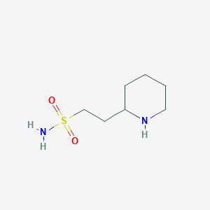 molecular formula C7H16N2O2S B3039554 Piperidine-2-ethylsulfonic acid amide CAS No. 1184801-24-8