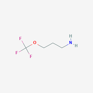 molecular formula C4H8F3NO B3039578 3-(Trifluoromethoxy)propan-1-amine CAS No. 1208079-72-4
