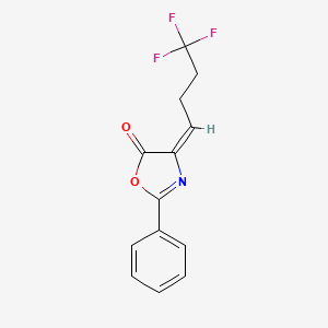 2-Phenyl-4-(4,4,4-trifluorobutylidene)-5(4H)-oxazolone