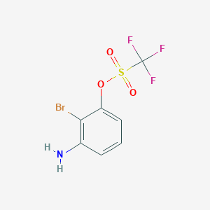 3-Amino-2-bromophenyl trifluoromethanesulphonate