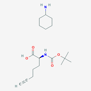 Boc-L-bishomopropargylglycine CHA salt