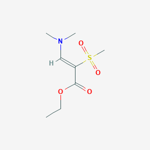 Ethyl 3-(dimethylamino)-2-methanesulfonylprop-2-enoate