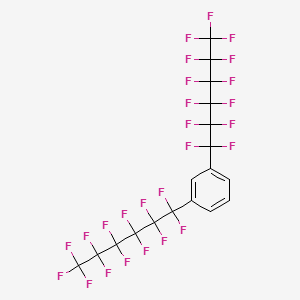 molecular formula C18H4F26 B3039644 1,3-Bis(tridecafluorohexyl)benzene CAS No. 124389-29-3