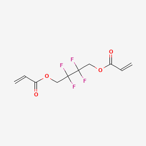 molecular formula C10H10F4O4 B3039658 2,2,3,3-Tetrafluorobutane-1,4-diacrylate CAS No. 125658-77-7
