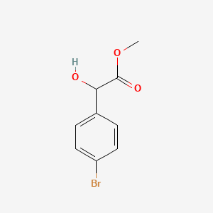 molecular formula C9H9BrO3 B3039702 Methyl 2-(4-bromophenyl)-2-hydroxyacetate CAS No. 127709-20-0