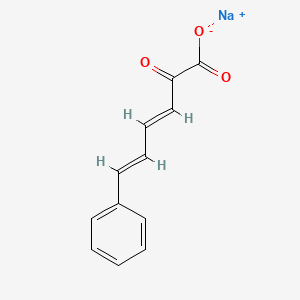 molecular formula C12H9NaO3 B3039708 Sodium 2-oxo-6-phenylhexa-3,5-dienoate CAS No. 128202-79-9