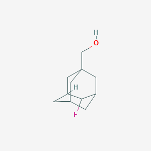 molecular formula C11H17FO B3039712 (4-Fluoroadamantan-1-yl)methanol CAS No. 1283721-00-5