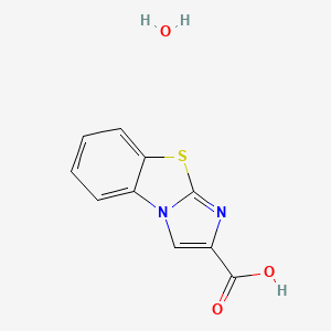 molecular formula C10H8N2O3S B3039713 Imidazo[2,1-b][1,3]benzothiazole-2-carboxylic acid hydrate CAS No. 1284226-74-9