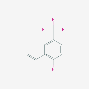 molecular formula C9H6F4 B3039718 2-Fluoro-5-(trifluoromethyl)styrene CAS No. 1286734-95-9