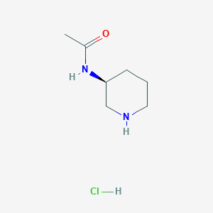 molecular formula C7H15ClN2O B3039729 (S)-N-(Piperidin-3-yl)acetamide hydrochloride CAS No. 1298108-03-8