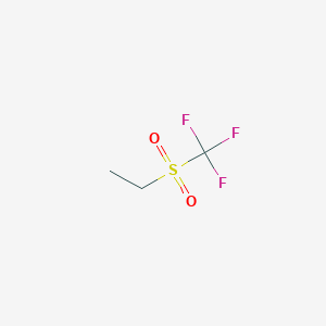 molecular formula C3H5F3O2S B3039731 Trifluoromethanesulphonylethane CAS No. 13003-57-1