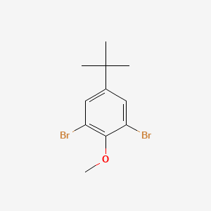 molecular formula C11H14Br2O B3039778 2,6-Dibromo-4-tert-butylanisole CAS No. 132268-08-7