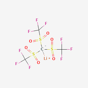 molecular formula C4F9LiO6S3 B3039781 Lithium tris(trifluoromethanesulfonyl)methide CAS No. 132404-42-3