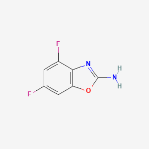 molecular formula C7H4F2N2O B3039801 4,6-difluoro-1,3-benzoxazol-2-amine CAS No. 1339452-03-7