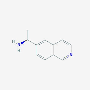 molecular formula C11H12N2 B3039812 (S)-1-(Isoquinolin-6-yl)ethanamine CAS No. 1344588-21-1