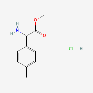 molecular formula C10H14ClNO2 B3039818 methyl 2-amino-2-(4-methylphenyl)acetate hydrochloride CAS No. 134722-09-1