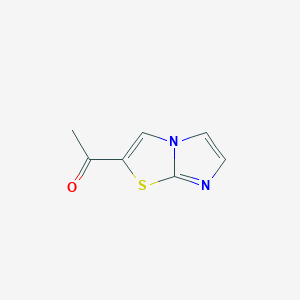molecular formula C7H6N2OS B3039828 1-(Imidazo[2,1-b]thiazol-2-yl)ethan-1-one CAS No. 1352899-91-2