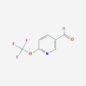molecular formula C7H4F3NO2 B3039843 6-(Trifluoromethoxy)nicotinaldehyde CAS No. 1361849-85-5