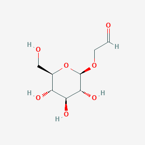 molecular formula C8H14O7 B3039855 Glucosylglycolaldehyde CAS No. 136670-93-4