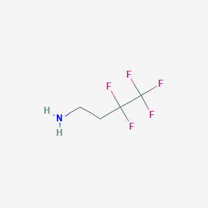 molecular formula C4H6F5N B3039905 3,3,4,4,4-Pentafluorobutan-1-amine CAS No. 139978-28-2