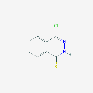 molecular formula C8H5ClN2S B3039913 4-chloro-1,2-dihydrophthalazine-1-thione CAS No. 14062-52-3