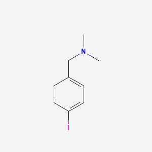 molecular formula C9H12IN B3039914 1-(4-iodophenyl)-n,n-dimethylmethanamine CAS No. 140621-52-9